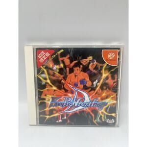 Fire Pro Wrestling D for Dreamcast Complete In Box